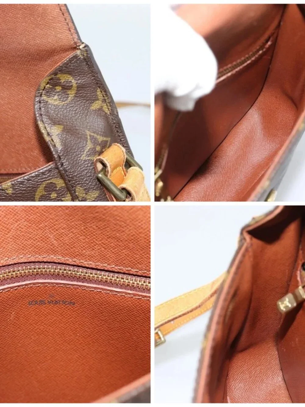LOUIS VUITTON Monogram Saint Cloud MM Shoulder Bag M51243 LV Auth ki6686